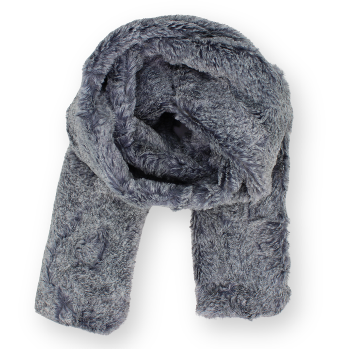 Faux Fur Narrow Oblong Scarf