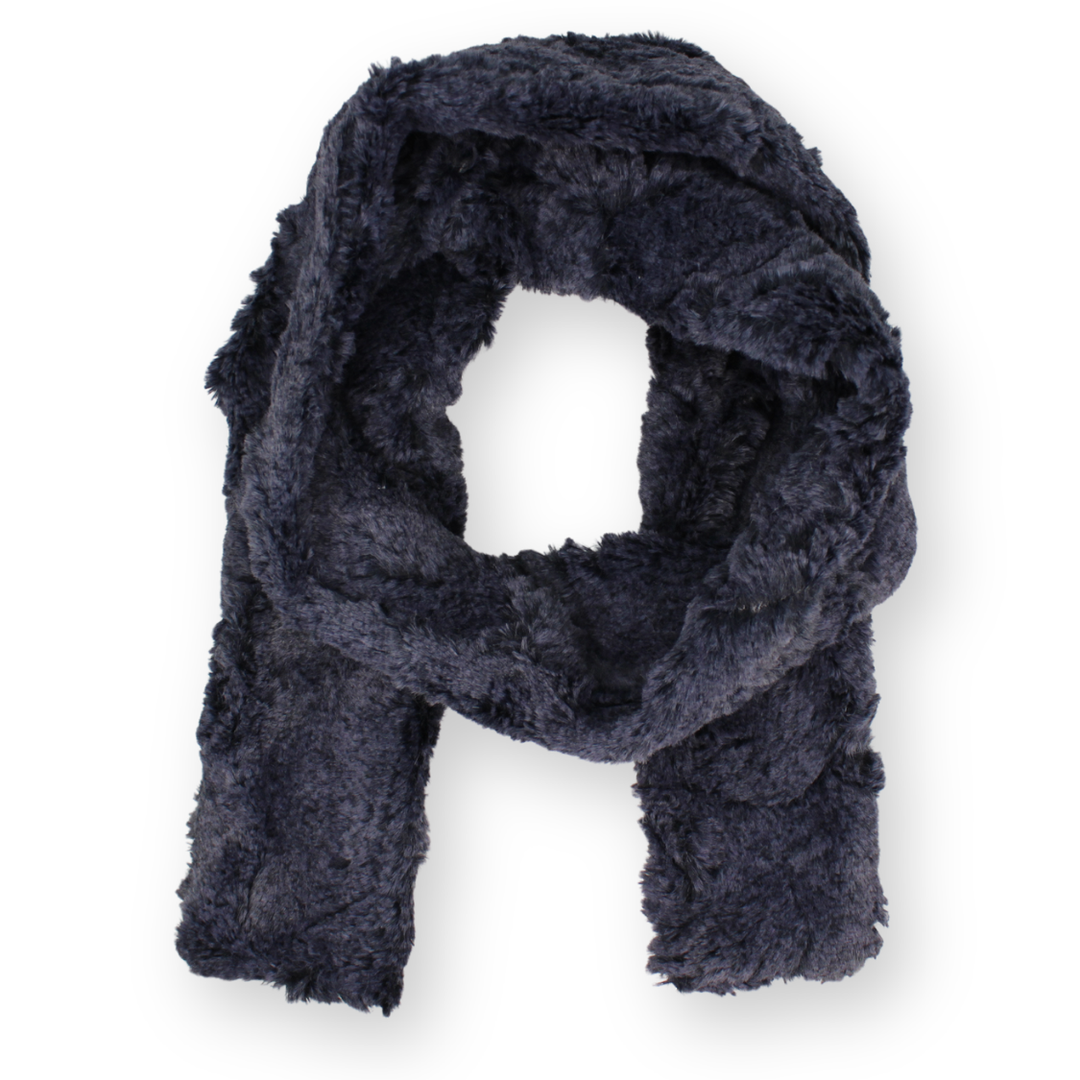 Faux Fur Narrow Oblong Scarf