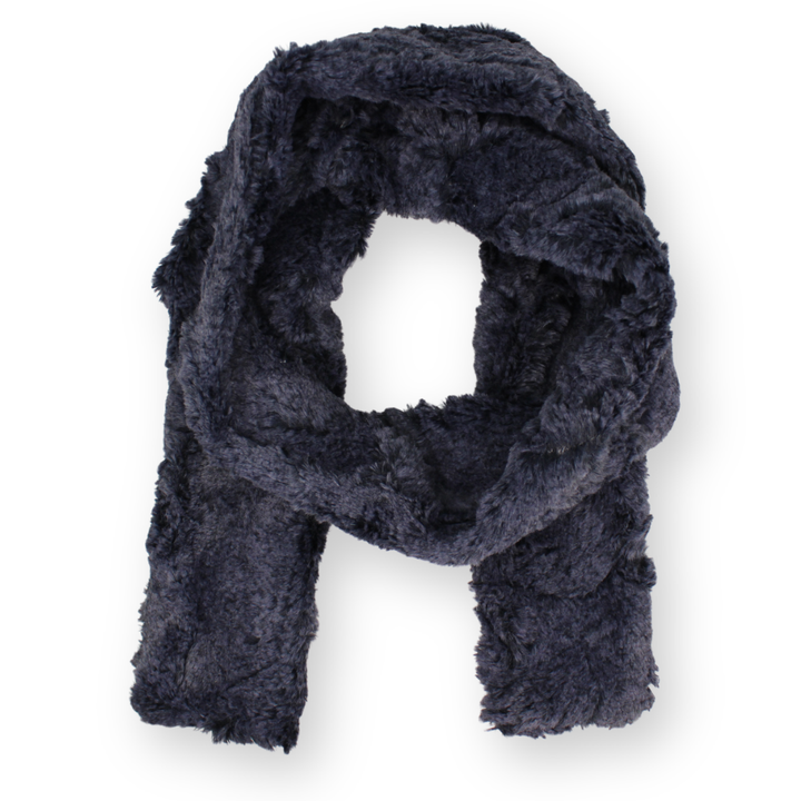 Faux Fur Narrow Oblong Scarf