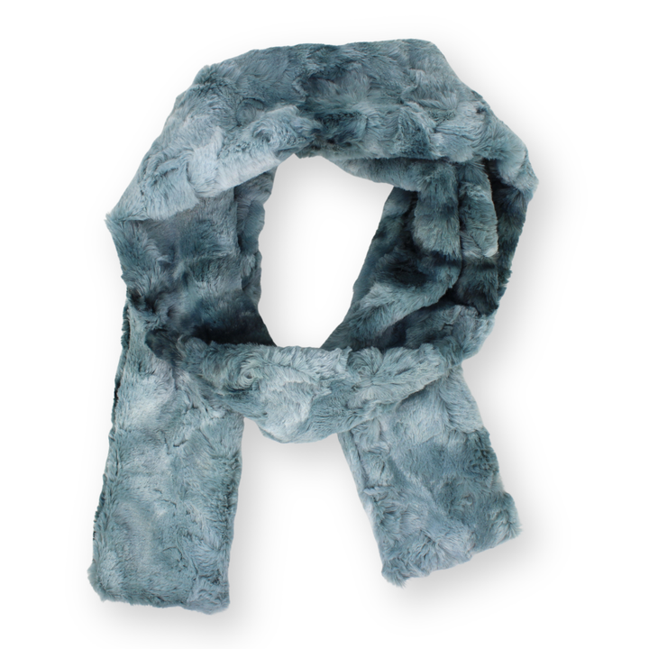 Faux Fur Narrow Oblong Scarf