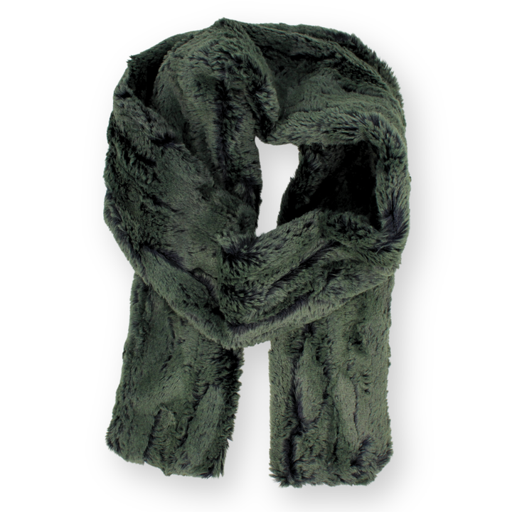 Faux Fur Narrow Oblong Scarf