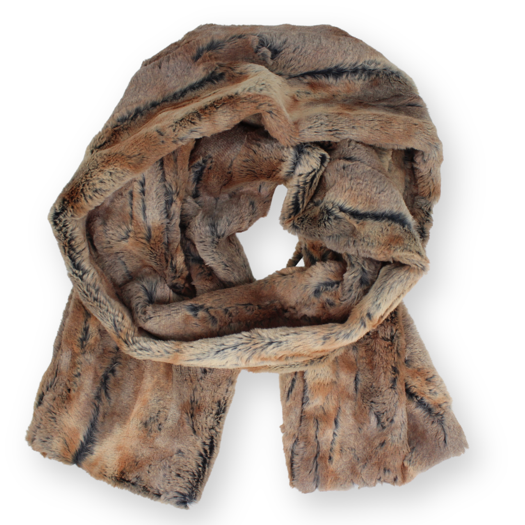 Faux Fur Oblong Scarf