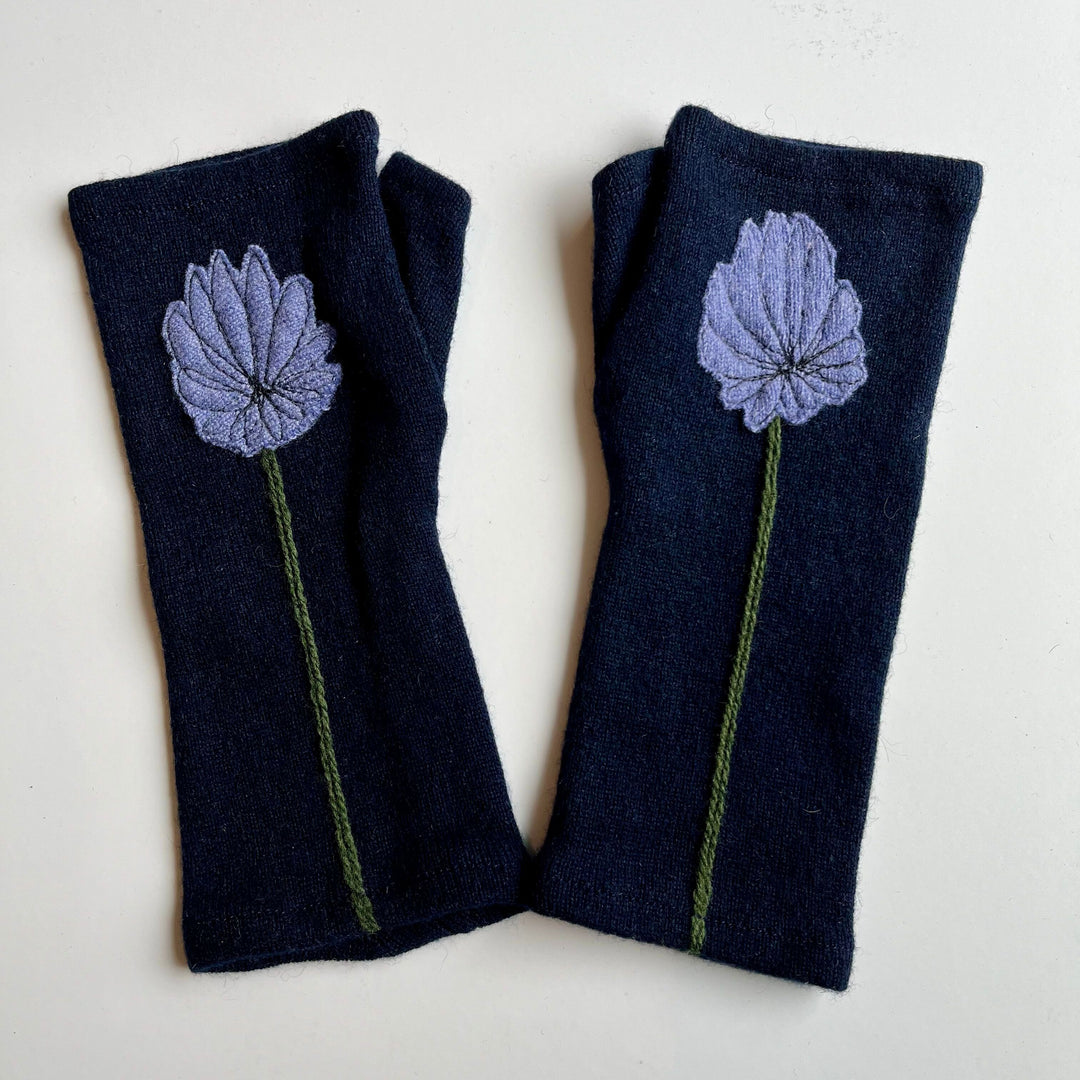 Fingerless Cashmere Gloves "Mum"