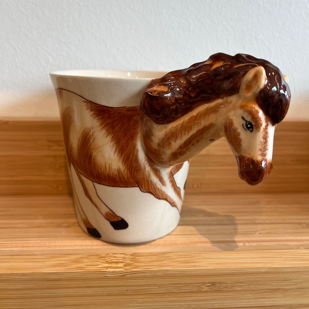 Ceramic Animal Mugs | Horses