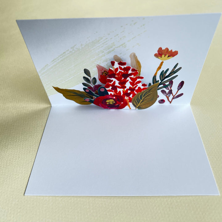 Boxed Blank Pop-Up Cards "Floral"
