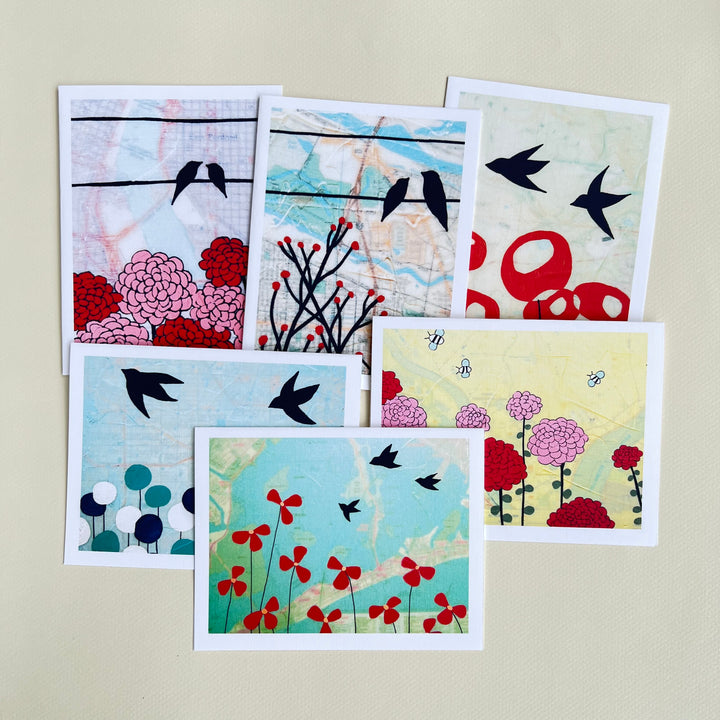 Boxed Blank Cards "Flowers"