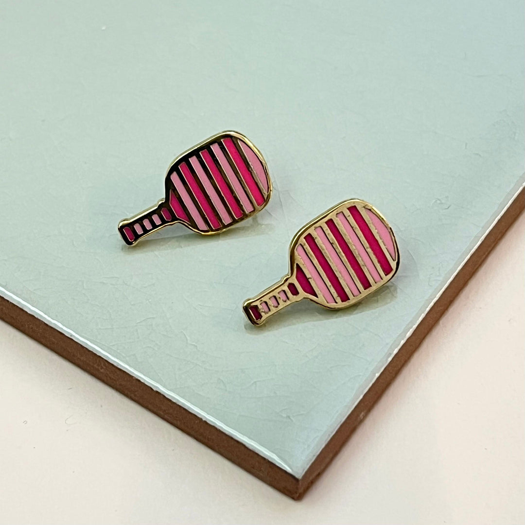 Pickleball Stud Earrings