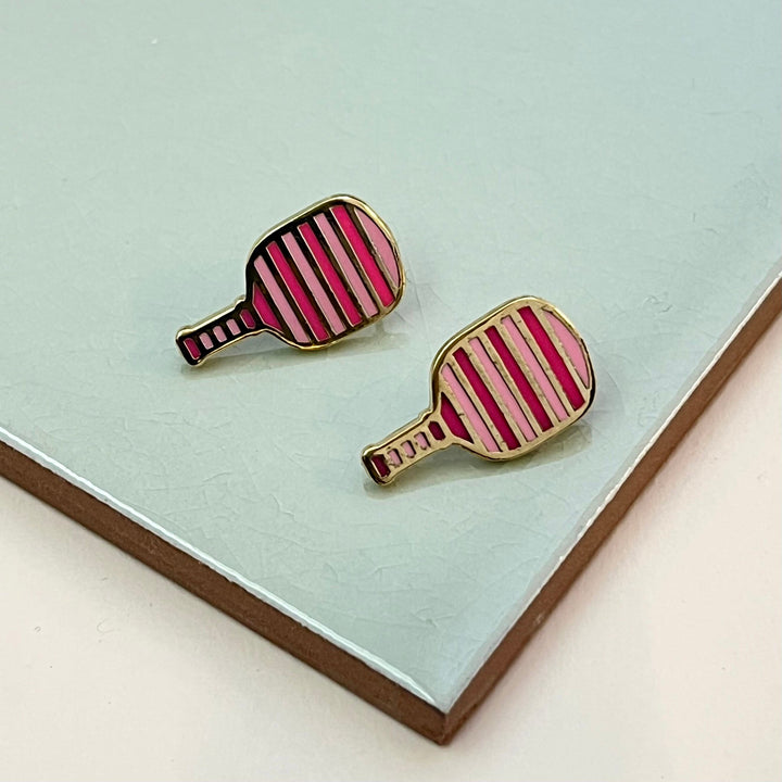 Pickleball Stud Earrings