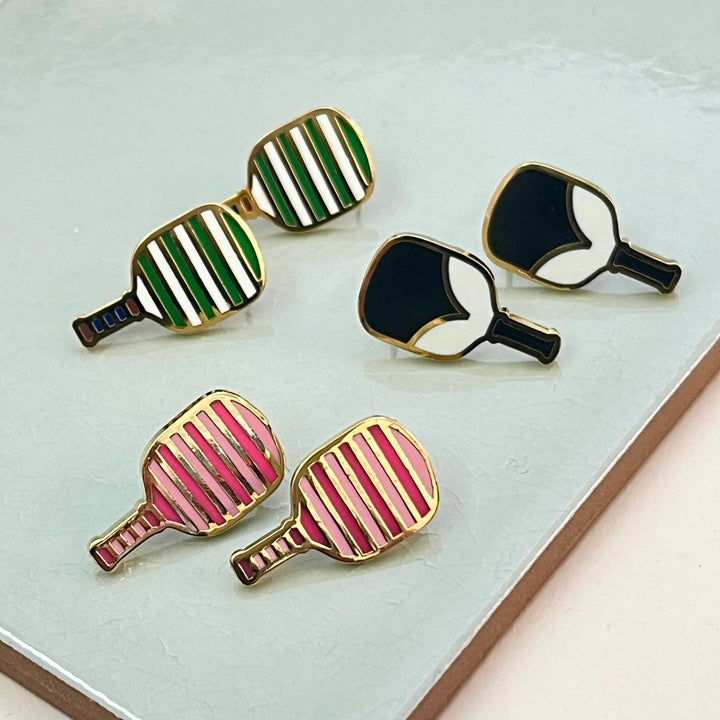 Pickleball Stud Earrings