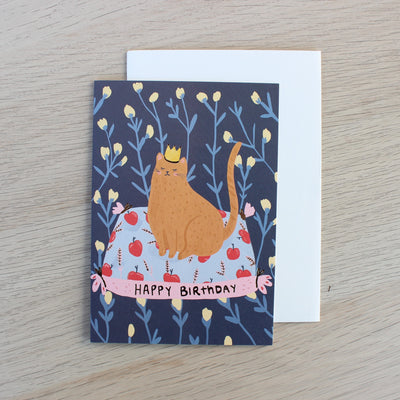 Birthday Card "Orange Cat"
