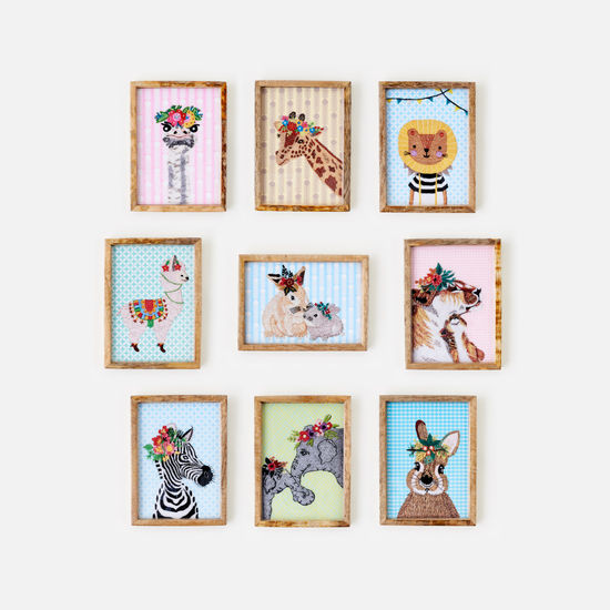 Framed Animal Print | Bunnies