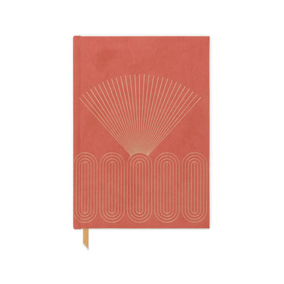 Hard Cover Suede Journal | Radiant Rays