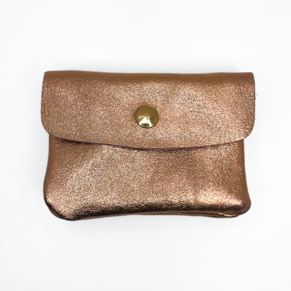 Italian Leather Mini Coin Wallet
