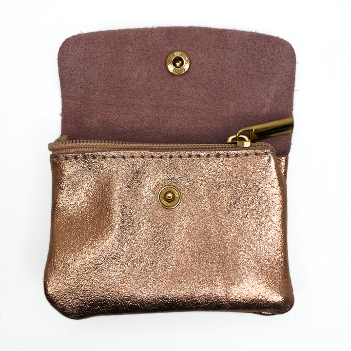 Italian Leather Mini Coin Wallet