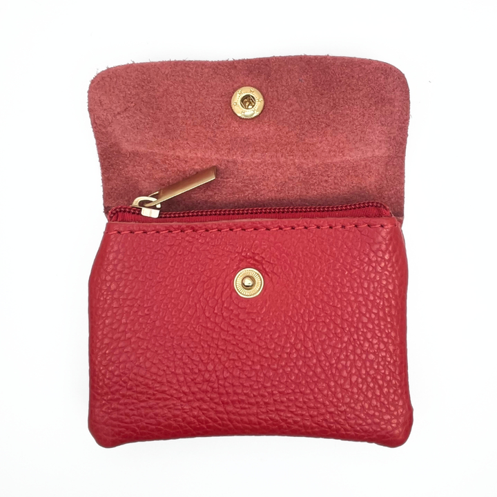 Italian Leather Mini Coin Wallet
