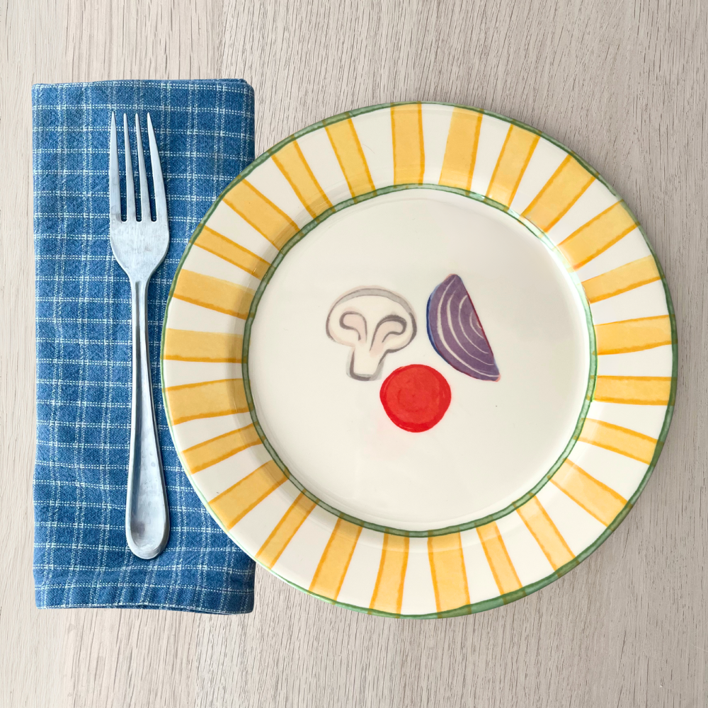 Melamine Plates | Terrazzo Italy 9"