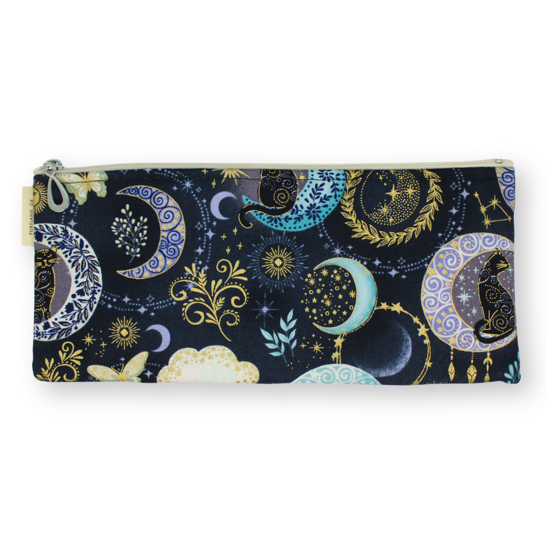 The Metallic Brush Pencil Bag