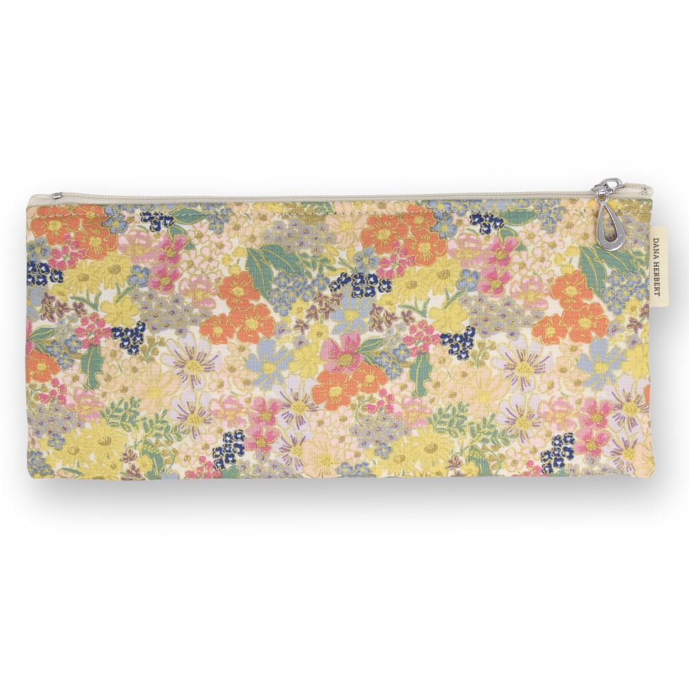 The Metallic Brush Pencil Bag