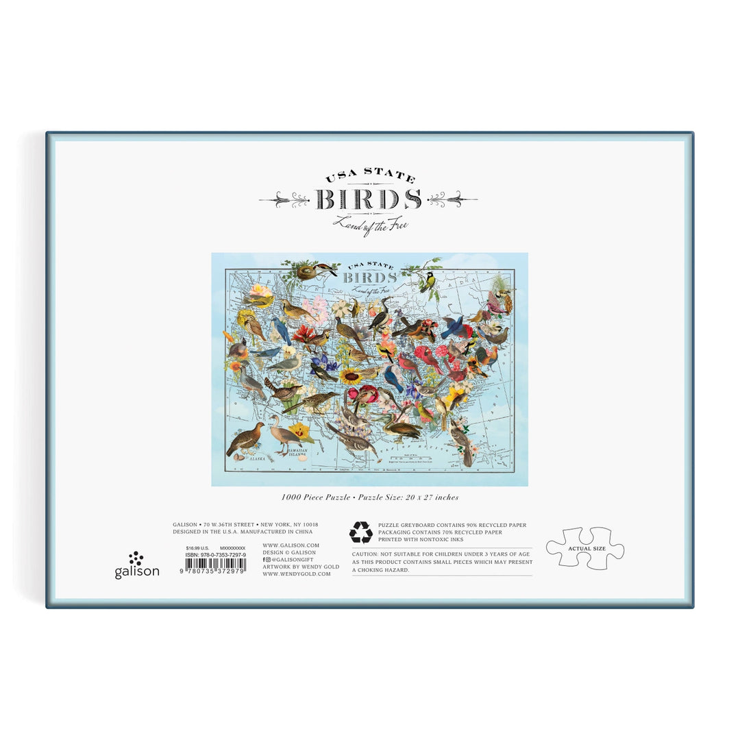 Puzzle | USA State Birds