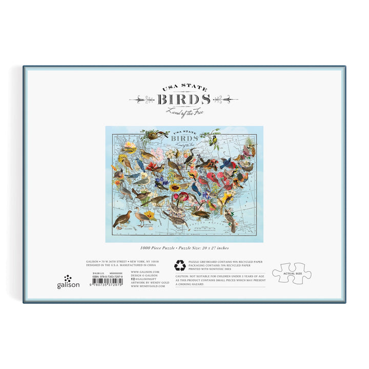 Puzzle | USA State Birds