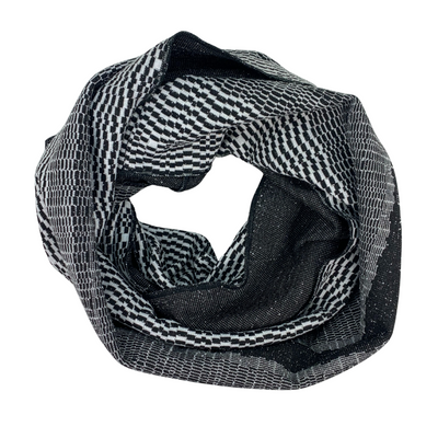 SALE | Black and White Infinity Scarf