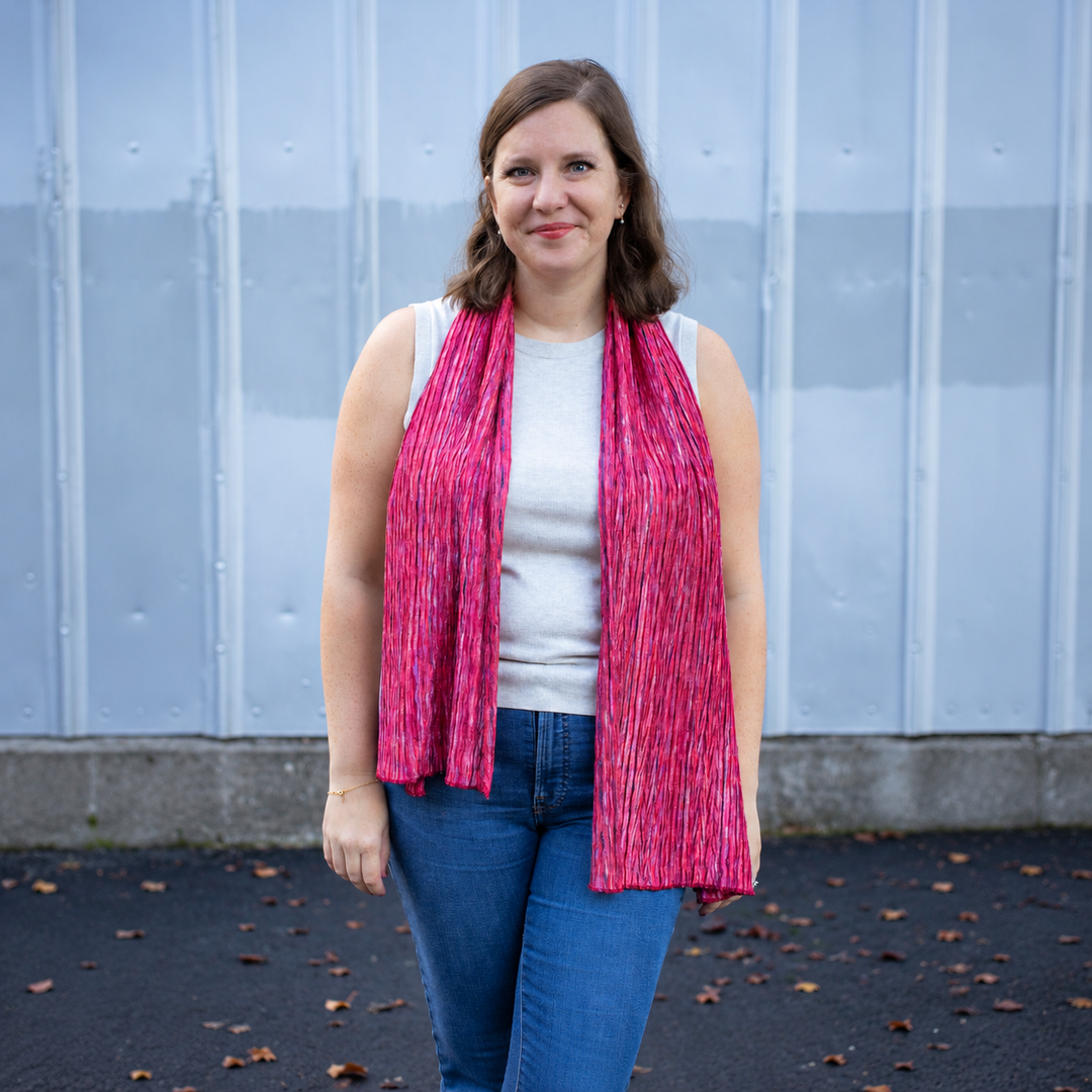 Multi Colored Knit Scarf