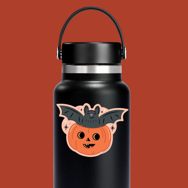 Sticker | Halloween Pumpkin Bat