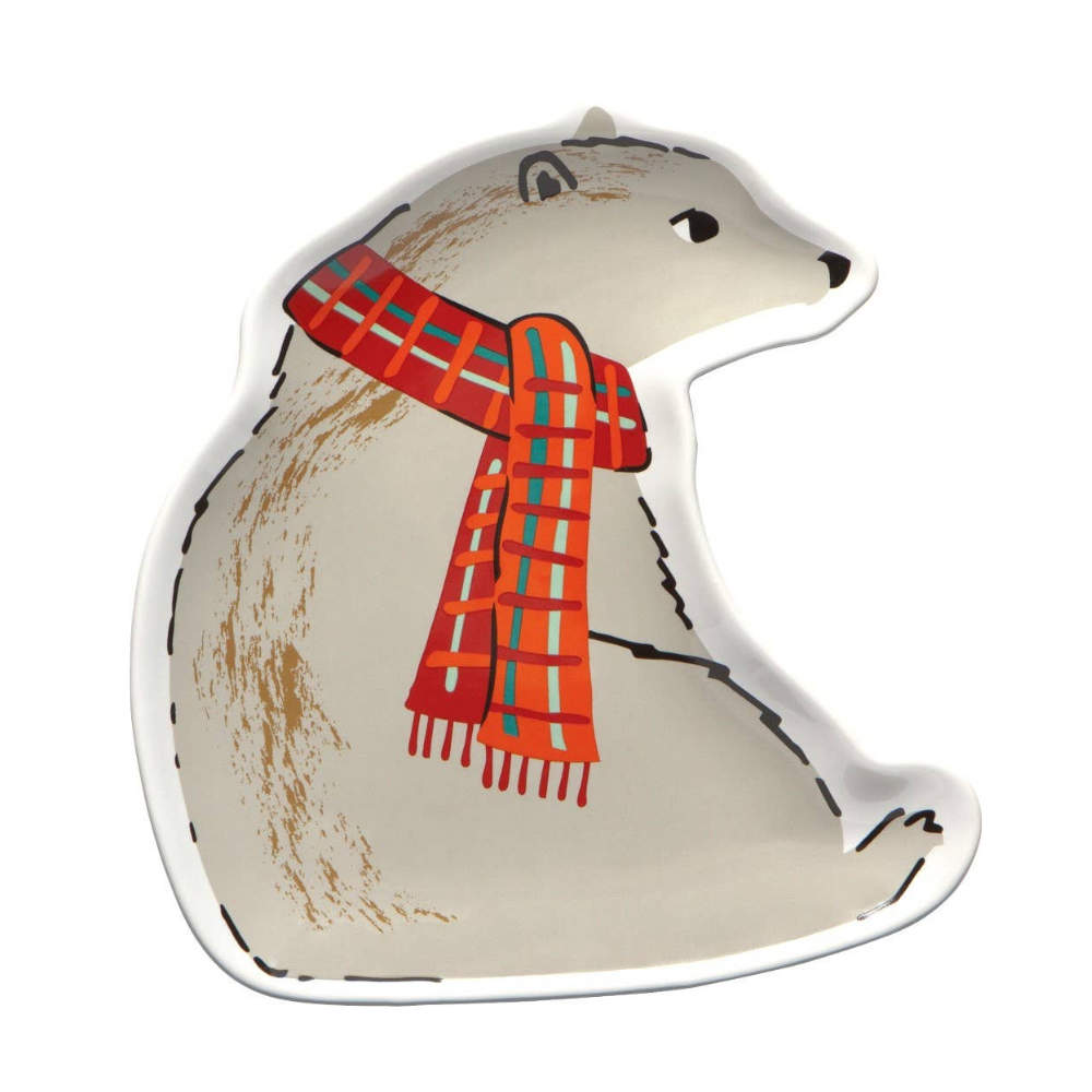 Ceramic Trinket Dish | Winter Polar Bear | Sale