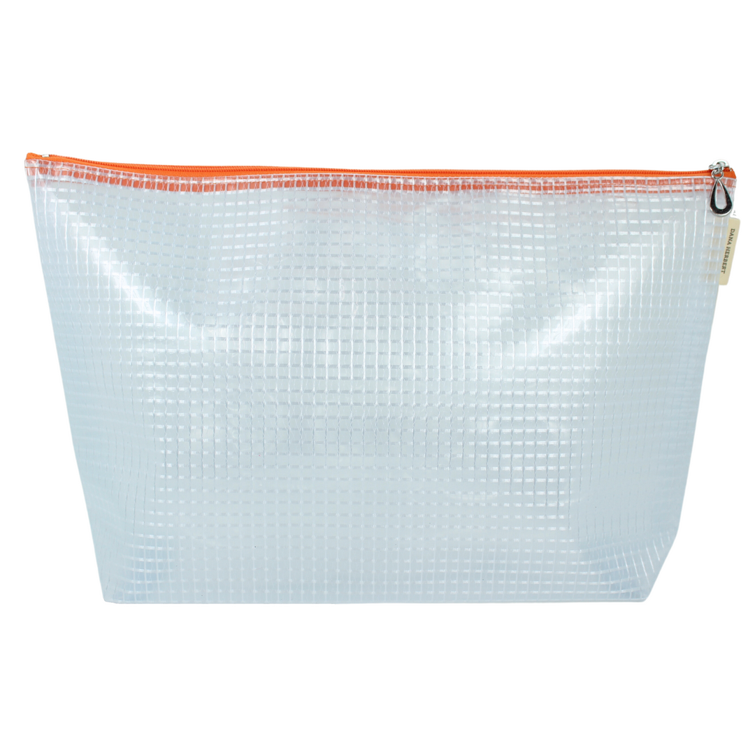 extra large travel makeup bag The Extra Large Grid Vinyl Makeup Bag