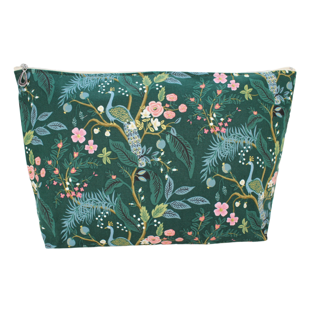 The Metallic XL Makeup Bag