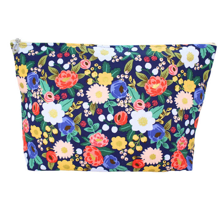 The Metallic XL Makeup Bag