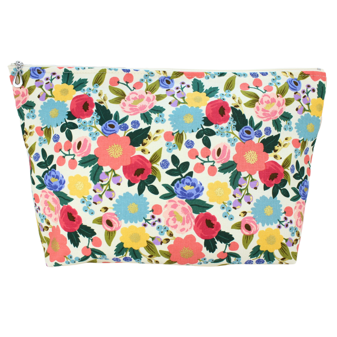 The Metallic XL Makeup Bag