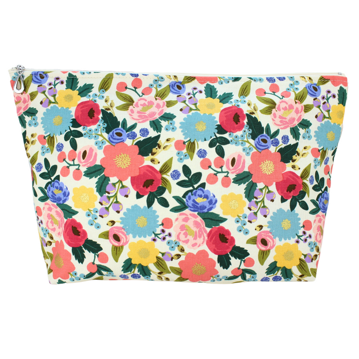 The Metallic XL Makeup Bag