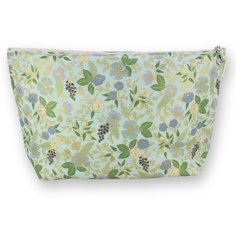 The Metallic XL Makeup Bag