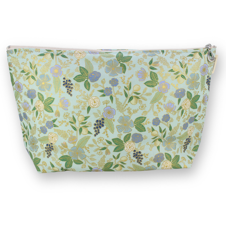 The Metallic XL Makeup Bag