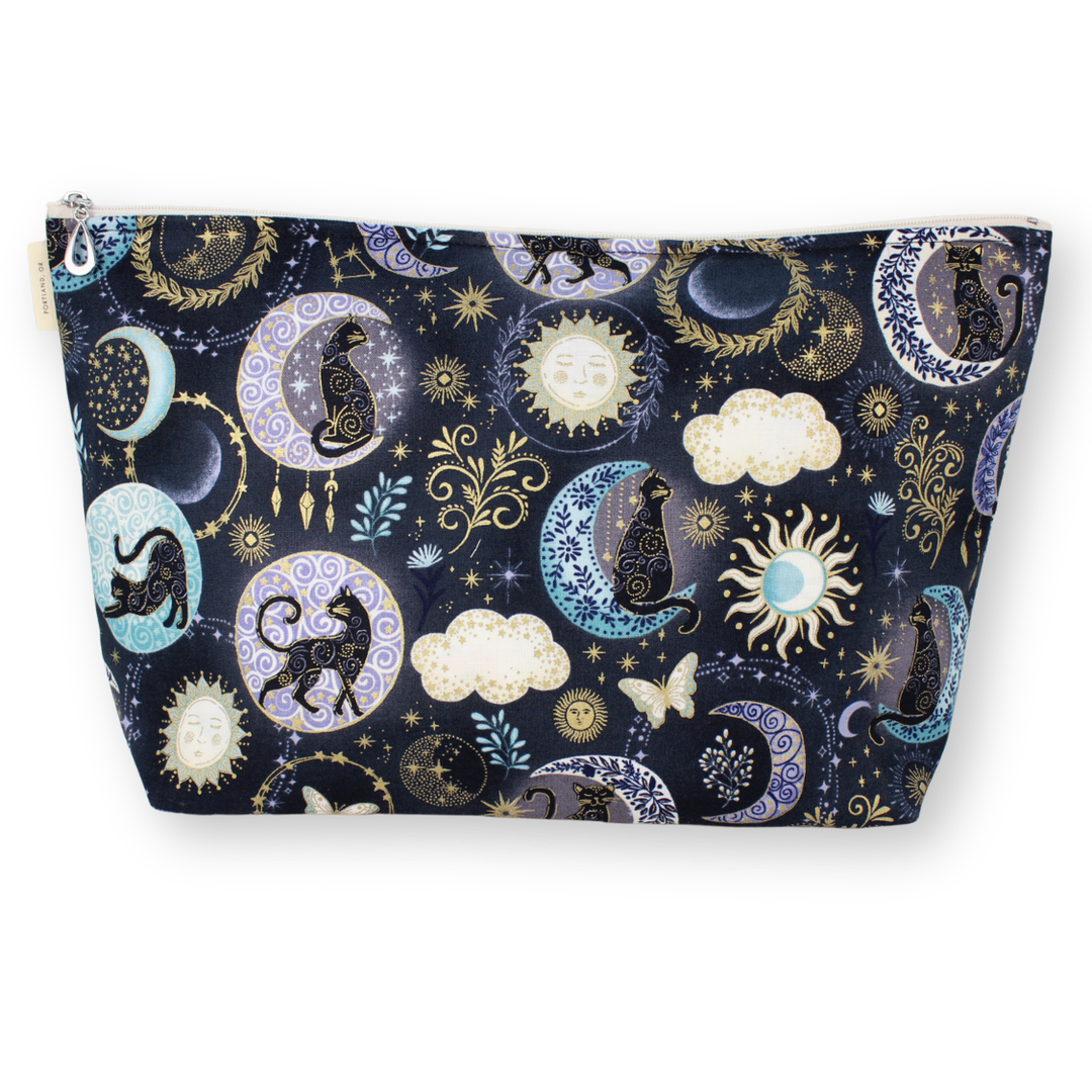 The Metallic XL Makeup Bag