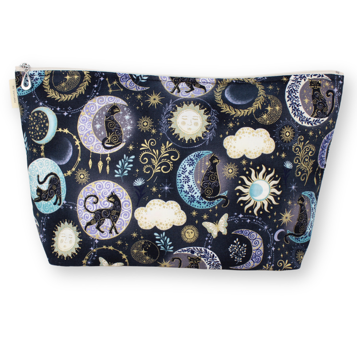 The Metallic XL Makeup Bag
