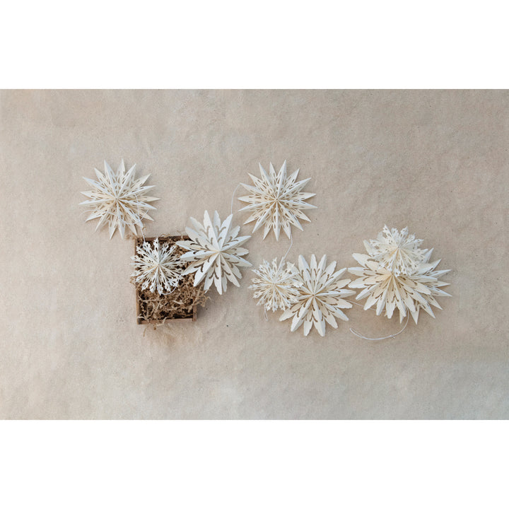 Paper Snowflake Garland 72"