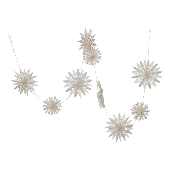 Paper Snowflake Garland 72"