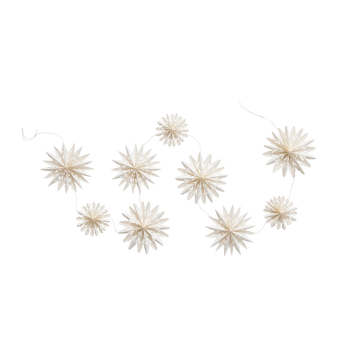 Paper Snowflake Garland 72"