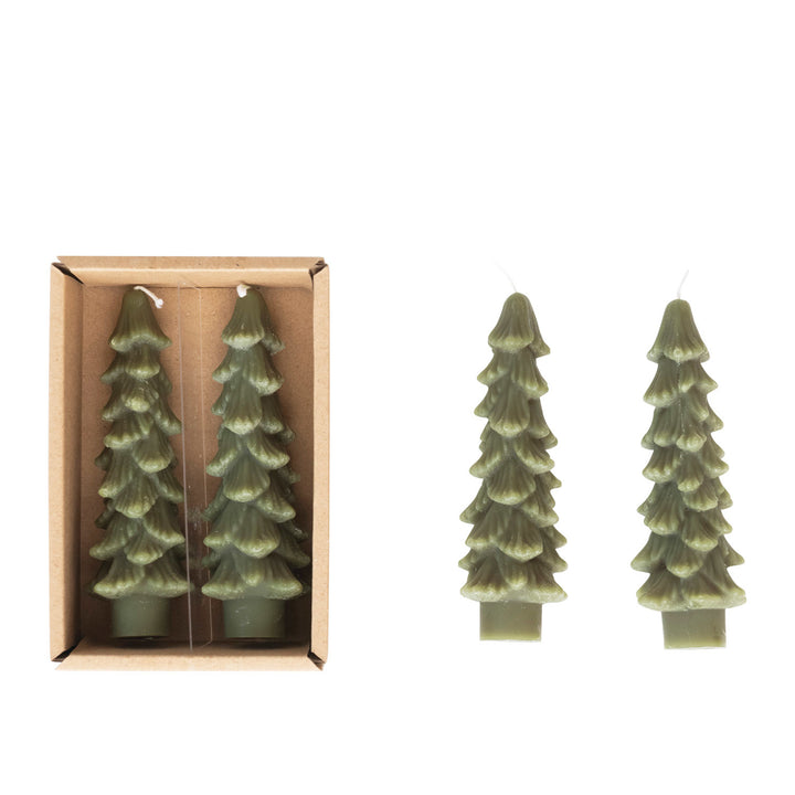 Taper Candles | Christmas Trees Short