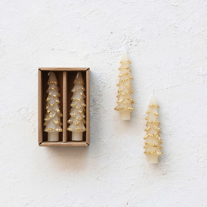 Taper Candles | Christmas Trees Short
