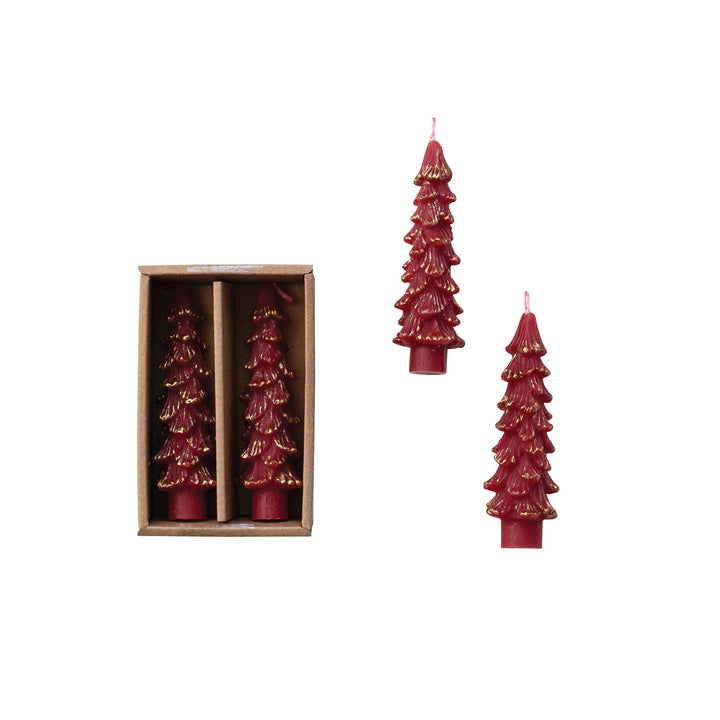 Taper Candles | Christmas Trees Short