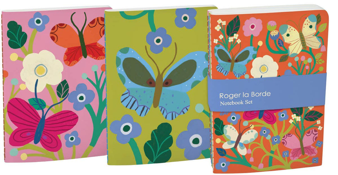 Mini Notebook Trio | Butterfly Garden