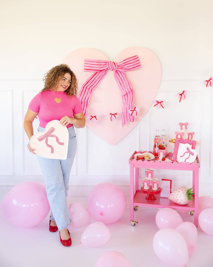 Garland | Pink Felt Heart Banner
