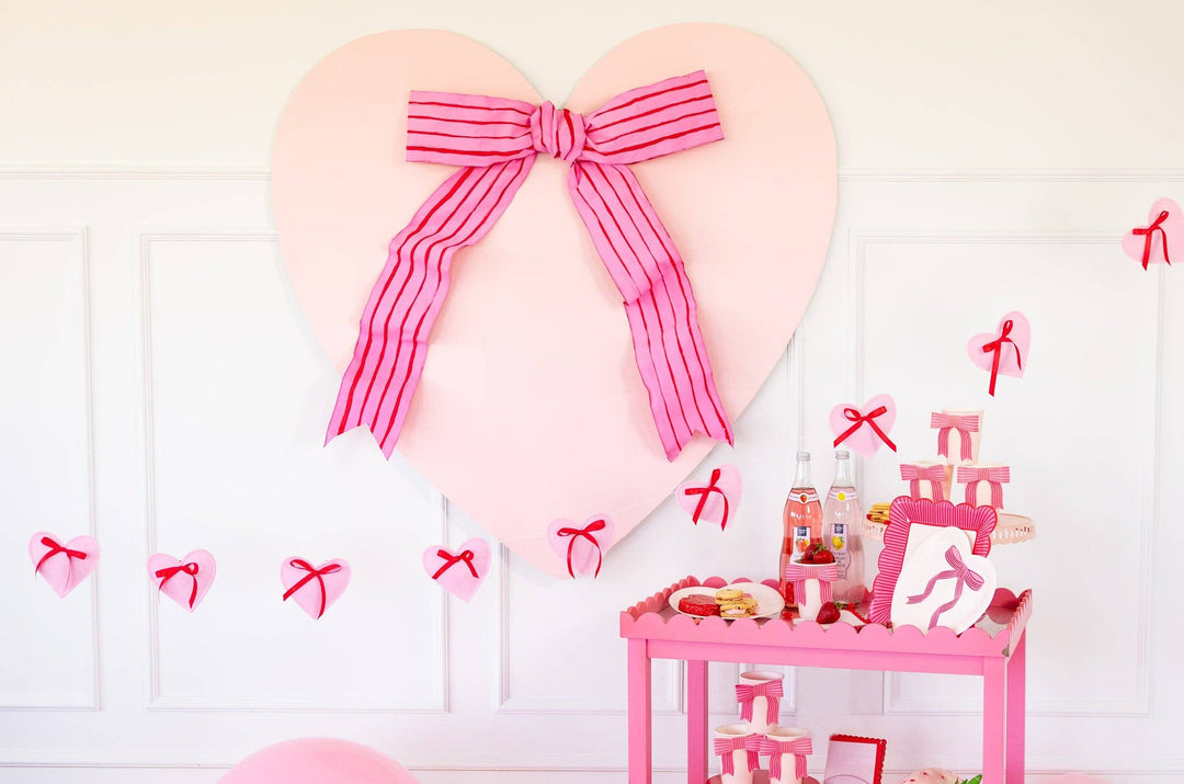 Garland | Pink Felt Heart Banner