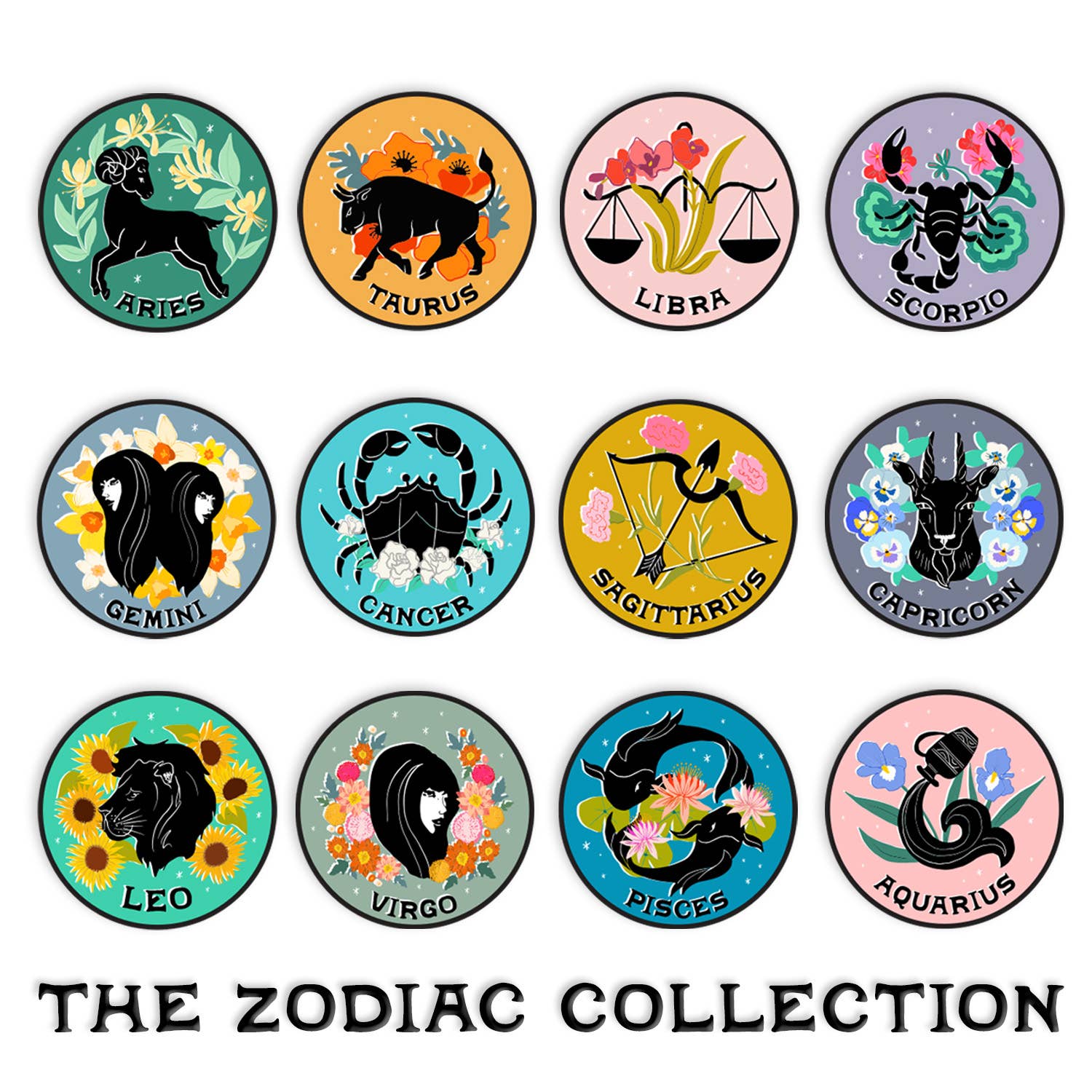 Zodiac Sticker: Virgo – Dana Herbert Accessories