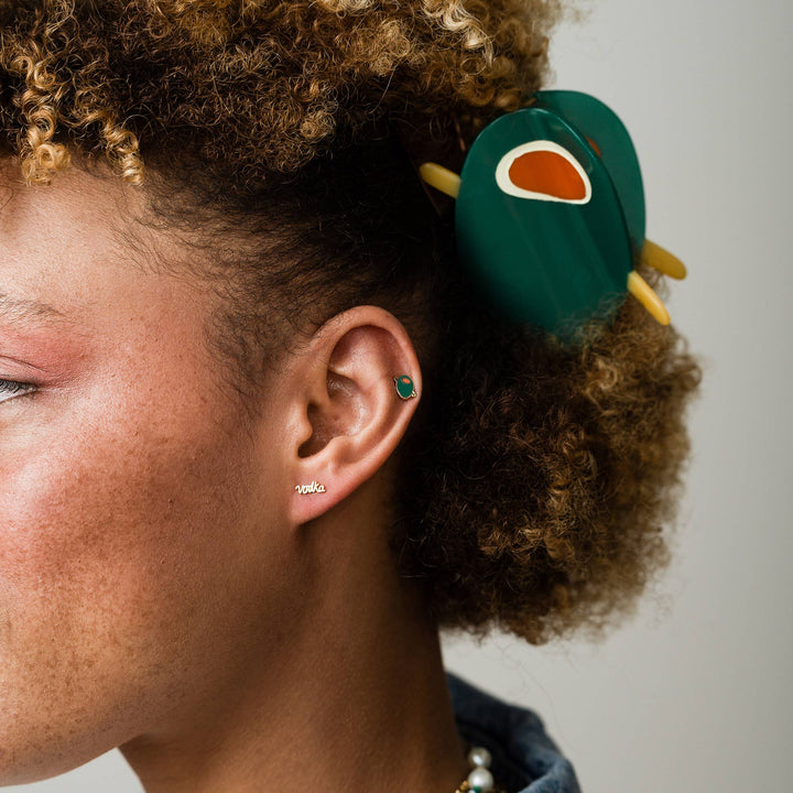 Earrings | Martini Olive Studs