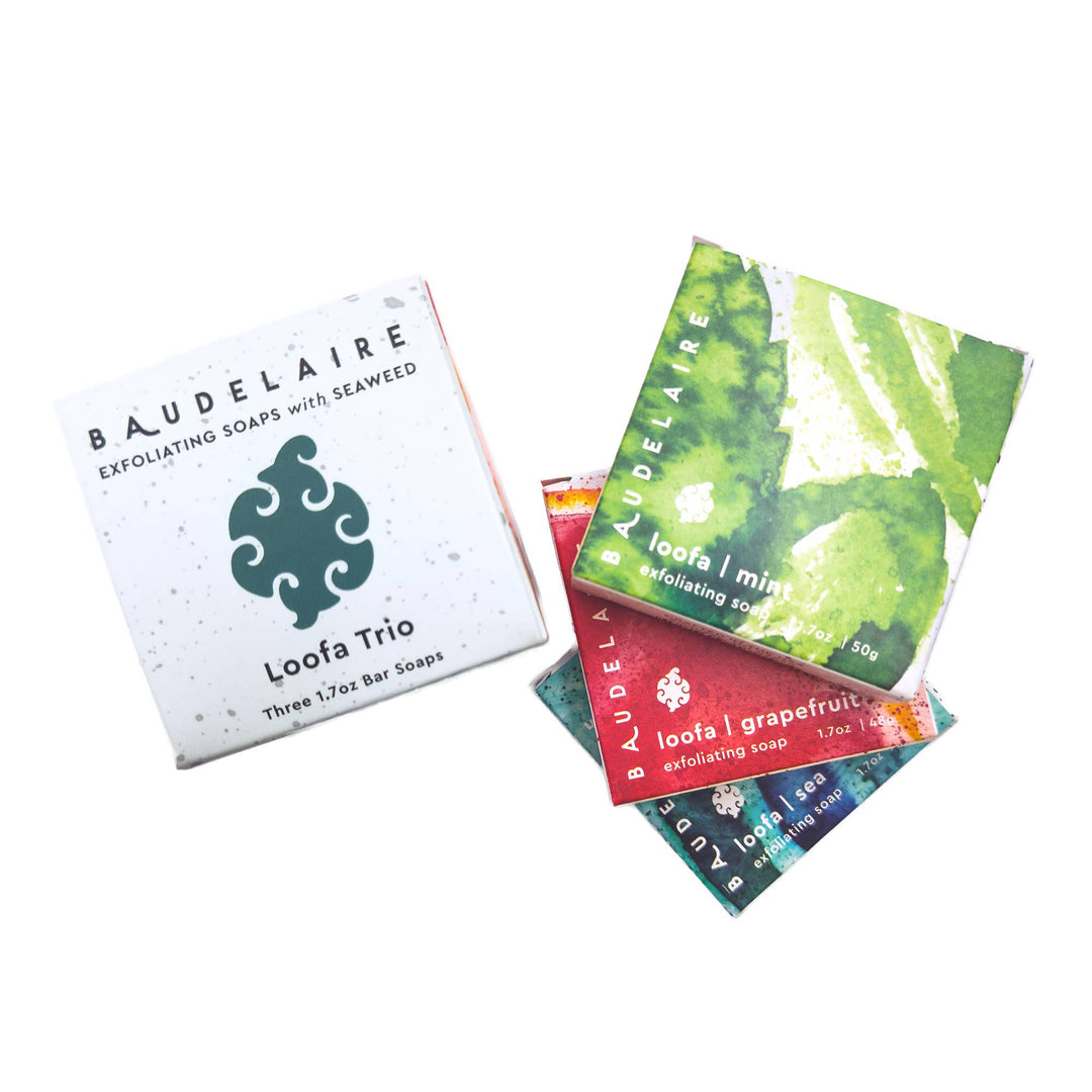 Baudelaire Loofa Soap Sampler Gift Set