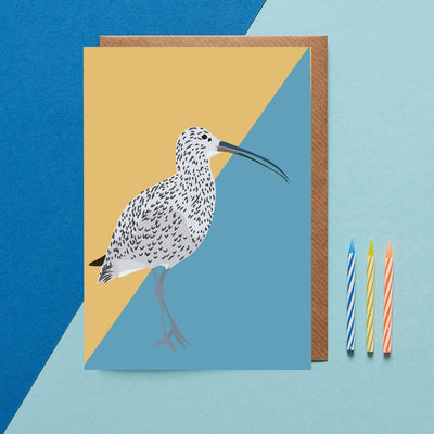 Blank Card "Curlew Bird"